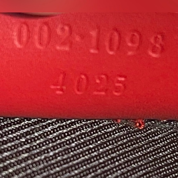 Gucci Monogram Red and Brown Canvas and Leather Open Tote - Picture 8 of 11